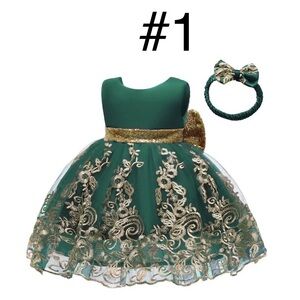 Five dresses available- Green Color